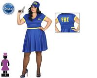 Kostuums voor Volwassenen Th3 Party Blauw - Maat: XXL - Maat: XXL - thumbnail