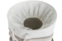 Basket spelset DKD Home Decor Beige Mosterd Franjes Boho 43 x 43 x 45 cm 3 Onderdelen - thumbnail