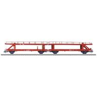Märklin 47180 H0 dubbele autotransportwagen Laaeks 553.1 van de DB AG - thumbnail