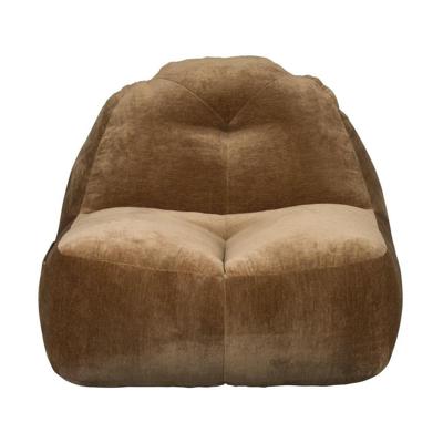 Dutchbone Zitzak 'Tombag' Velvet, kleur Cognac Dutchbone Zitzak 'Tombag' Velvet, kleur Cognac