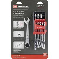 Facom Set van 10 scharnierende steekringratelsleutels in houder - 467BF.JP10PB - thumbnail