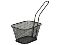 Gusta Frietmandje 10.5x8.5x13.8 cm Zwart/Aluminium - thumbnail