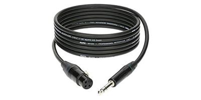 Klotz M1FS1B0500 microfoonkabel 3p XLR female - 3p 6.35 mm jack 5 m