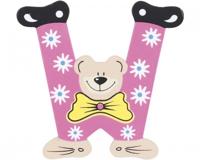 Playshoes letter W beer hout 10 cm - thumbnail