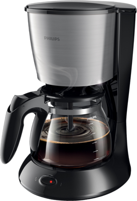Filterkoffiezetapparaat PHILIPS Daily HD7462 / 20 - Zwart en roestvrij staal