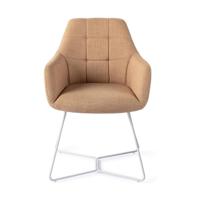 Jesper Home Eetkamerstoel 'Noto' Beehive White, kleur Toasted Toffee - thumbnail