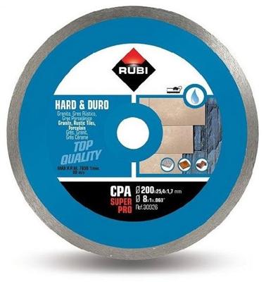 Rubi CPA 200 superpro diamantzaagblad | 200 x 1,7 x 25,4 mm - 30926 Rubi CPA 200 superpro diamantzaagblad | 200 x 1,7 x 25,4 mm - 30926