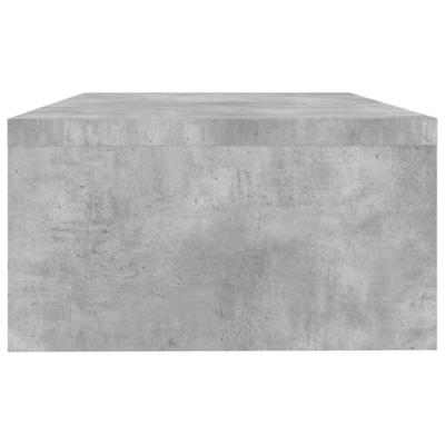 Monitorstandaard 42x24x13 cm spaanplaat betongrijs - thumbnail