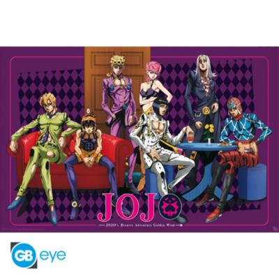 Poster Jojo's Bizarre Adventure - Golden Wind Team 91,5x61cm Poster Jojo's Bizarre Adventure - Golden Wind Team 91,5x61cm