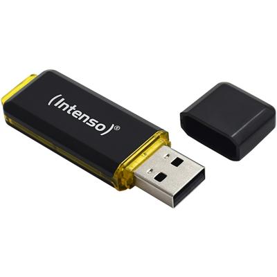 Intenso High Speed Line USB-stick 64 GB Zwart, Geel 3537490 USB-A 3.2 Gen 2
