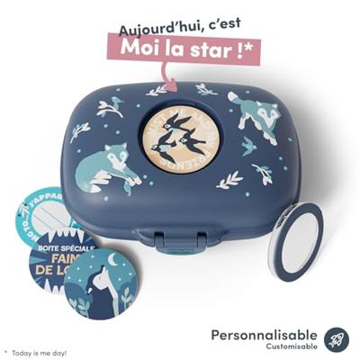Lunchbox - MONBENTO - Luchtdichte snackbox - MB Gram Wolf