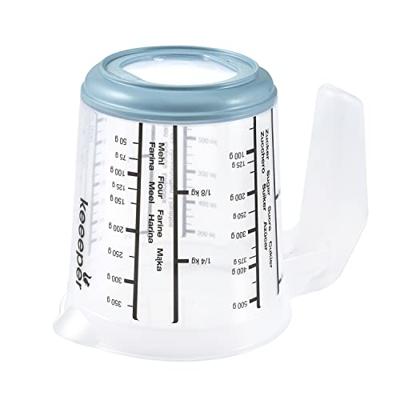 Keeeper Maatbeker anti-slip 0,5L blauw