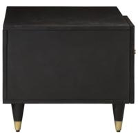 Salontafel 80x50x40 cm massief mangohout - thumbnail