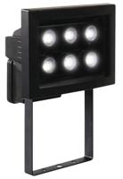Ranex xq-1011 zwarte aluminium led (6x) buitenlamp - thumbnail