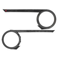 Fietskettingscherm - Zwart, 38 tands, zelfdragend, weinig onderhoud - thumbnail