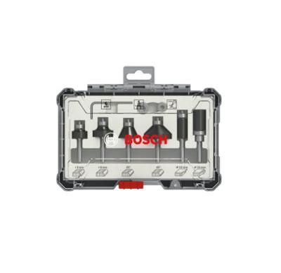 Rand- en kantfreesset, 1/4 inch schacht, 6-delig Bosch Accessories 2607017470 Rand- en kantfreesset, 1/4 inch schacht, 6-delig Bosch Accessories 2607017470