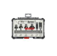 Rand- en kantfreesset, 1/4 inch schacht, 6-delig Bosch Accessories 2607017470 - thumbnail