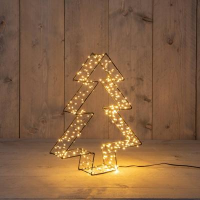 Metal 36 cmx7 cm 3D Tree Black With 300Led Classic Warm kerstverlichting Anna's Collection - Annas collection Metal 36 cmx7 cm 3D Tree Black With 300Led Classic Warm kerstverlichting Anna's Collection - Annas collection