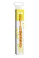 Nordics Tandenborstel kids bamboe geel 1 Stuks - thumbnail