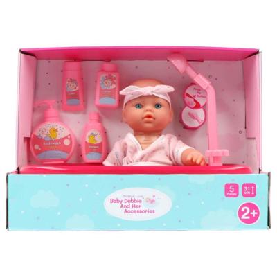 My Beautiful Dollsroom Poppenbadje Met Douchefunctie, Pop en Acc.