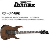 Ibanez GRG121DXL Gio Walnut Flat linkshandige elektrische gitaar - thumbnail