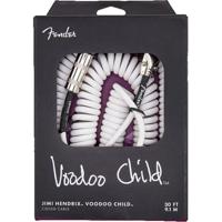 Fender Jimi Hendrix Voodoo Child Coiled Cable White 9.1 m - thumbnail