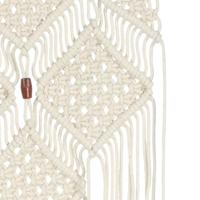 VidaXL Wandhanger macramé 40x80 cm katoen - thumbnail