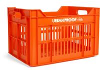 UrbanProof Urban proof fietskrat recycled kunststof 30l oranje 40x30x25 cm - thumbnail