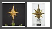 Decoris Piek plastic Goud met glitters 7x15x26cm - thumbnail