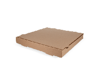 Pizzadozen 30x30x4cm kraft bruin BIO - thumbnail