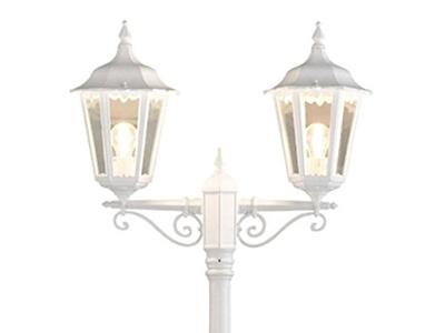KonstSmide Klassieke staande lantaarnFirenze 2-lichts wit - 7234-250