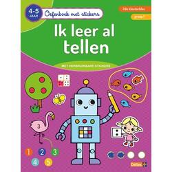 Oefenboek met stickers ik leer al tellen 4-5jaar