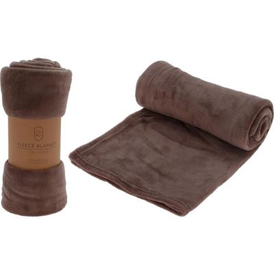 Fleece deken 125x150cm taupe