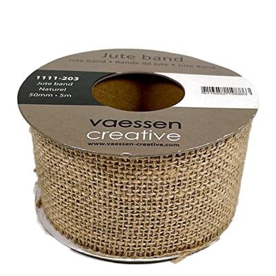 Vaessen Creative • jute lint naturel 50mmx5m