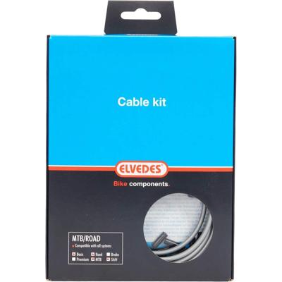 Elvedes Cable Systems BV Elvedes 2015003 atb/race schakelset rvs universeel zilver