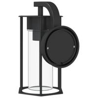 VidaXL Buitenwandlampen 2 st roestvrij staal zwart - thumbnail