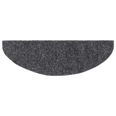 VidaXL Trapmatten zelfklevend 10 st 65x21x4 cm naaldvilt donkergrijs
