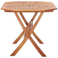 Tuintafel inklapbaar 135x85x75 cm massief acaciahout - thumbnail