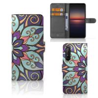 Sony Xperia 1 II Hoesje Purple Flower - thumbnail