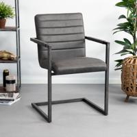 Tower Living Eetkamerstoel 'Rocca', kleur Antraciet - thumbnail