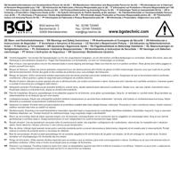 BGS technic Stainless Steel Sharp Tip Tweezers - thumbnail