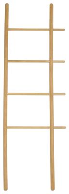 ZILT Wandrek/Ladder 'Jovana' Eikenhout, 157 x 52cm, kleur Naturel