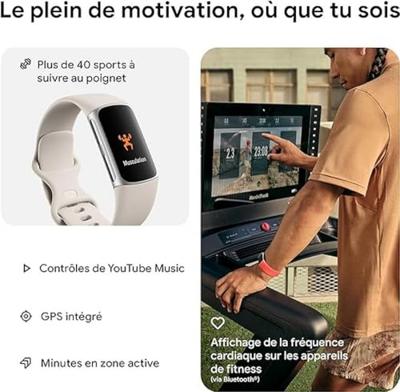 FitBit Charge 6 Activiteitentracker S/L Porselein FitBit Charge 6 Activiteitentracker S/L Porselein