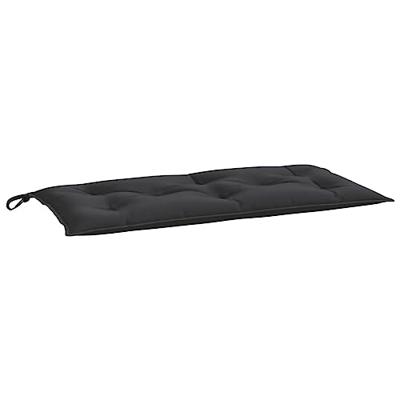 Tuinbankkussens 2 st 100x50x7 cm oxford stof zwart