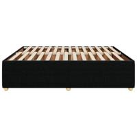 Bedframe zonder matras stof zwart 180x200 cm - thumbnail