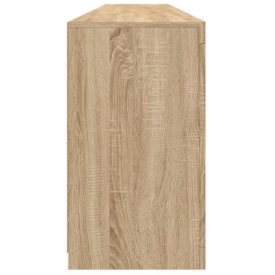 Dressoir met LED-verlichting 202x37x67 cm sonoma eikenkleurig