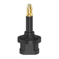 Hama ODT-adapter Toslink-koppeling - Optische 3,5-mm-stekker Verguld - thumbnail