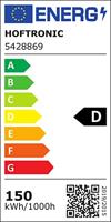 Luxor LED Breedstraler - 150 watt 24.000 Lumen (160lm/W) - Anti-verblinding - IK06 - 4000K neutraal wit - IP65 waterdicht - LED Schijnwerper - thumbnail