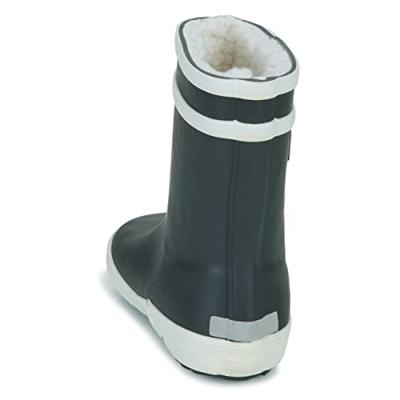 Gevoerde regenlaarzen voor baby's Baby Flac Fur 2 AIGLE® marineblauw