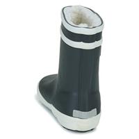 Gevoerde regenlaarzen voor baby's Baby Flac Fur 2 AIGLE® marineblauw - thumbnail